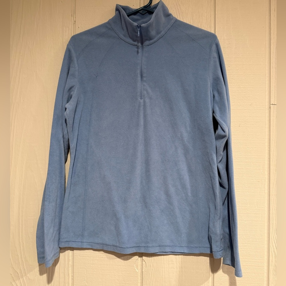 Columbia Women's Light Blue Fleece Pullover